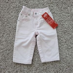 NWT 12 Month Levi's Light Pink Jeans/Pants
